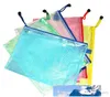 Siatka Zipper Archival Torba Multi Color Foldery Wodoodporna Plastikowa Plik Pocket Student Papiernicze Dostawy 1 55ZT C R