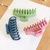 New Fashion Sweet and versatile simple large 11cm hair clips matte color bath hair catch Women girl for Hair Accessori