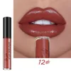 Makeup Lip gloss Nude Glitter Lip gloss Liquid Lipstick Matte Waterproof Lip Gloss 12 Colors