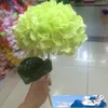 Dia 22cm Çiçek Başkanı Düğün Ev Partisi süslemeler 80cm 31.5" Uzun Yapay İpek Çiçek Tek Hydrangeas Craft Süs