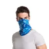 Sun UV Protection Face Mask Neck Gaiter Windproof Scarf Sunscreen Breathable Bandana For Sport Outdoor Camo Headscarf Home Supplies HH9-3321