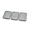 Metall Retro Cigarette Case Silvery Plated Reflektion Öppna lockbehållare Stark Rektangel Fodral Rökning Portable 5 5XB G2