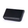 BONAMIE Large Capacity Unisex Business Card Case ID Pouch Women Pu Leather Card Box Man Holder Black Brown Dropship2735