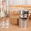 New 450ml Bamboo Lid Water Cups Double Walled Glass Tea Tumbler With Strainer And Infuser Basket Glass Water Bottles316f