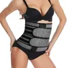 2020 Nya Kvinnor Midja Trainer Fitness Bastu Svett Neopren Slimming Belt Girdle Shapewear Modellering Strap Zipper Body Shaper