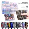 Nail Art Stickers Set Transfer Paper Decals Colorful Starry Laser Decorations Tips Manicure Tool Star Party Decoration Nail Stickers Set