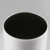 Сублимация 20 унций Прямой тумблер из нержавеющей стали пустая белая чашка с крышкой соломенной цилиндр