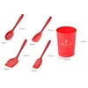 Silicone Kitchenware Cozinhar Utensílio Conjunto de Calor Resistente Cozinha Não-Stick Cuisine Utensílios Ferramenta de Cozimento Com Caixa De Armazenamento Ferramentas BH4113 TYJ