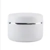 Empty White Portable Bottle Refillable Plastic Cosmetic Cream Jars with Inner Liner and Lids Sample Container Bottles Jar