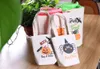 4pcs / set Halloween Trick Or Treat Tasche mit Griffen Wiederverwendbare Tasche für Süßigkeit Geschenke Grocery Bevorzugungen Einkaufen für Kinder Erwachsene HH9-3335