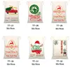 Quente 40 estilos Drawstring de lona de Natal 50 * 70 bolsa de saco Santa Sack sacos presentes decorações de Natal