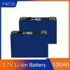 3PCS 100Ah lithium ion battery 3.7v li cell high discharge 300A Prismatic Cell For E-Scooter Golf Cart Electric Wheelchair