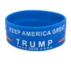 Donald Trump Silicone Bracelet Keep America Great Strap Party Favor Men's Fashion Charm Bracelet Women's Silicone Strap