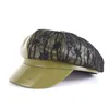 Vrouwenschilder hoeden winter herfst kunstmatige leer achthoekige cap berets cap meisje casual kanten krantenjongen hoed gorras226l