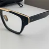 Homens pretos Óculos quadrados de ouro quadrado Lente clara lente óptica Moda Moda Os óculos de sol Eyewear com Box5245944