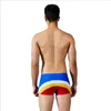 New brand Boy Swim Suits Boxer Shorts mens Sexy Quick Dry Swimsuits Boxer creative Swim Suit Maillot De Bain bathing suit New