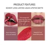 Handaiyan Matte Liquid Lipstick Waterproof Lipgloss Smooth Lips Sexy Makeup Matte Natural Nude Color Lip Gloss 12 Colors