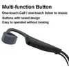 K7 Bluetooth-Kopfhörer, kabellose Ohrhörer, IP68, wasserdicht, MP3, Schwimmen, Sport-Headset, Knochenleitungskopfhörer, Laufen, Tauchen mit Mikrofon