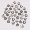 500 stücke Antike Silber Perlen Endkappen Flower Perle Caps Für Schmuck Fundungen DIY Zubehör Großhandel 8,5 mm