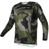 Motocross Ciclismo Jersey bicicleta Camo Camisa longa bike downhill vestir roupas de manga Equipe Mountain Road jaqueta apertada Top