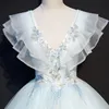 abiti da corte quinceanera blu