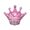 4 Colors 70*75CM Golden Crown Helium Balloon Pink Princess Crown Foil Balloons For Happy Birthday Wedding Party Baby Decoration Supplies