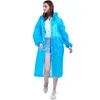 EVA Non-Disposable Raincoat Adult Fashion Clear Rainwear Poncho Outdoor Tourism Thicken Designs Slicker Reusable Raincoats DHL Free Shipping