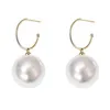 Orecchini di moda simulati Orecchini di perle di gioielli di perle per gioielli da donna Orecchini di gioielli di perle grandi di peronalità carina