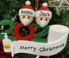 Julkarantän födelsedagsfest ornament Julgran Pendants DIY Namn Familjbön dekor Juldekorationer 2020 DLH469