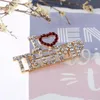 J'aime TRUMP strass broche broches pour femmes cristal strass lettres amour Trump broche manteau robe bijoux broches LX3147