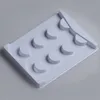 10 SetsLot 4 paires boîte d'emballage de faux cils boîtes à cils beiges étui à cils vide transparent boîte à cils en plastique réutilisable 3090729