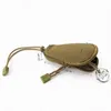 Utomhus militära entusiaster Key Bag Canvas Portable Camouflage Tactical Coin Purse Tillbehör Paket Armé EDC Tool Commuter Kits VT1598