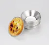 Egg Tart Mold Baking Moulds Homemade Pie Quiche Baking Pan Cookies Pudding Mould Aluminum Alloy DIY Tools SN3358