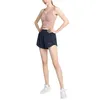 Hafif hızlı yazan antiexposure spor spor şortları yaz streç ince fit koşu fitness pantolon spor kıyafetleri kadınlar lu yoga kısa6265204