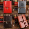 Ретро Kraft Papers Nautical Notebook Compass Loak Leaf Bundled Блокна