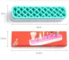 Silicone Makeup Brush Förvaringslådor Makeup Borsthållare Rack Brush Shelf Cosmetics Tool Kit Storage Case Organizer GGA3709-1