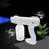 Ny handhållen trådlös atomisering desinfektion maskin blå ljus nano steam spray pistol bil sterilisering deodorization hår spray dimma av dhl