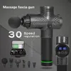 Massagem armas pistola de masaje relaxamento muscular massageador elétrico arma fascial vibrador moldando a dor alívio do pé corpo massageador