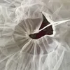 6 bågar stål med puffy tyll petticoat crinoline underskirt glider för bröllopsklänning quinceanera bollklänning jupon tarlatan