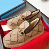 Slipper Muller Damen Horsebit Loafer aus strukturierter Wolle, Stoff, Gummi-Zwischensohle, flache Hausschuhe, Lady Check Tweed Walking Loafer, Größe 35–41