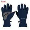 Winter Men Dames Road Bike Handschoen Fietsen Handschoenen Volledige Vinger Antislip Schokbestendige Gel Gewatteerde Fiets Mittens Racing Handschoenen