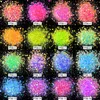 Paillettes à ongles 50gbag holographiques mixtes de forme hexagone paillettes grosses paillettes de flocons scintillants manucure bodyeyeface tcf23358373817