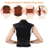 Tourmaline Selfheating Magnetic Therapy Waist Back Shoulder Posture Corrector Spine Lumbar Brace Back Support Belt2130330