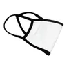 IN STOCK Blanks Sublimation Face Mask Adults Kids With Filter Pocket Can Put PM2.5 Gasket Dust Prevention For DIY Transfer Print