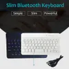 Clavier Bluebooth Portable universel, pour ordinateur Portable de 7, 8, 9, 10.1 pouces, Tbalet, ordinateur de bureau, Rechargeable, mince, sans fil, pour voyage