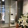 Hansbo Wall Hang 화장실이있는 Bidet Mounted Pan Watermark 인증서 적분 지능 자동 플러시 WC 위생 WARE346I