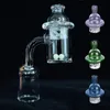 Prezzo di fabbrica Quartz Banger nail + Spinning Carb Cap + terp perle 90 gradi maschio femmina Domeless banger nail accessori per fumatori dhl free