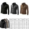 Hoodies masculino moletom hoodie quente moletom moletom revestimento jaqueta outwear inverno