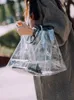 Tote de sacs à main transparent en PVC pour les femmes Shopping Plastic Clear de grande capacité Bag de rangement de plage 2009193363