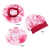 Colorful Wide Satin Bonnet Sleeping Night Caps Hat Hair Care Beanie For Women Girl Fashion Accessories
